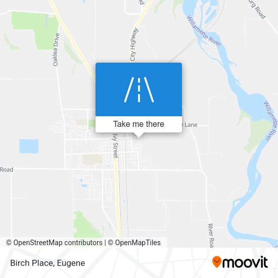 Mapa de Birch Place