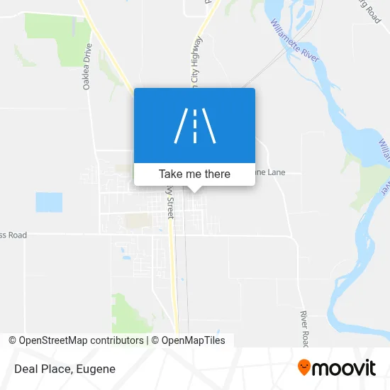 Deal Place map