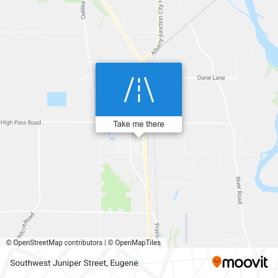 Southwest Juniper Street map
