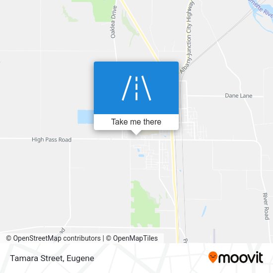 Mapa de Tamara Street