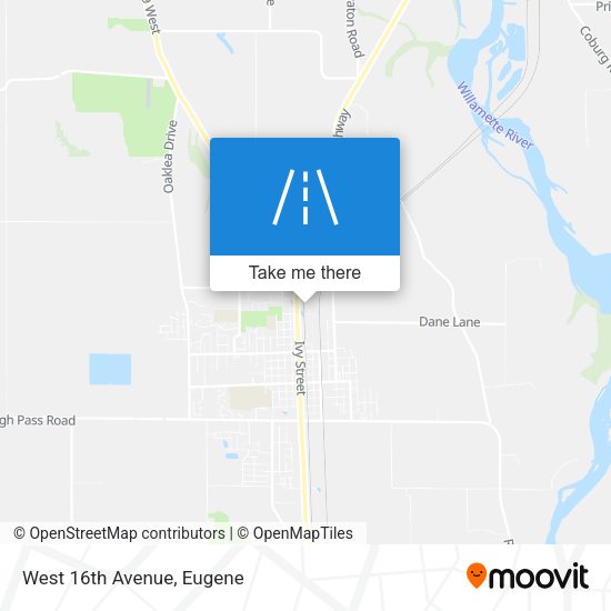 Mapa de West 16th Avenue