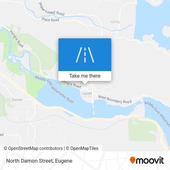 Mapa de North Damon Street