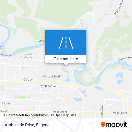 Mapa de Ambleside Drive