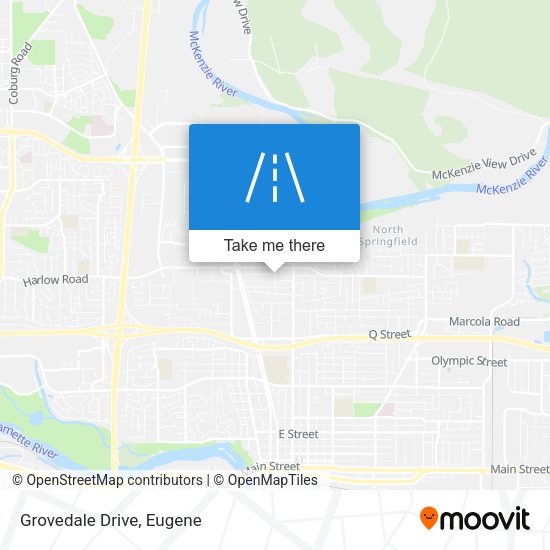 Grovedale Drive map