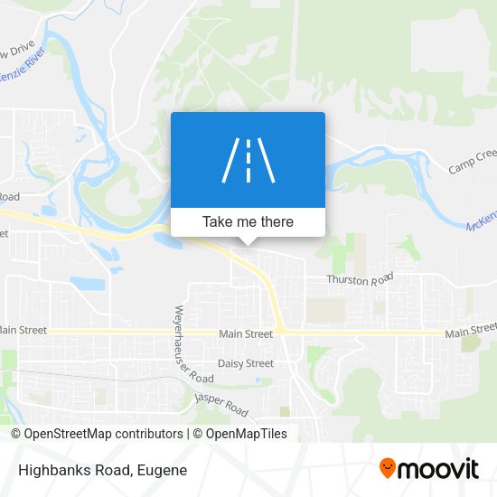 Mapa de Highbanks Road