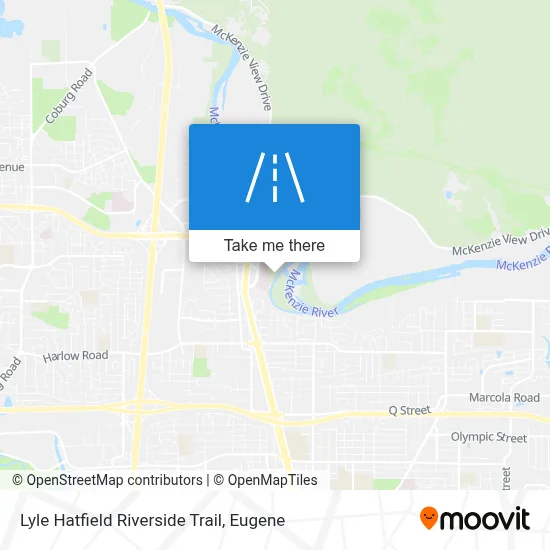 Lyle Hatfield Riverside Trail map
