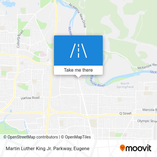 Mapa de Martin Luther King Jr. Parkway