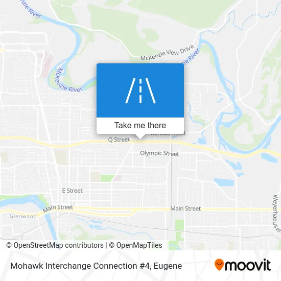 Mohawk Interchange Connection #4 map