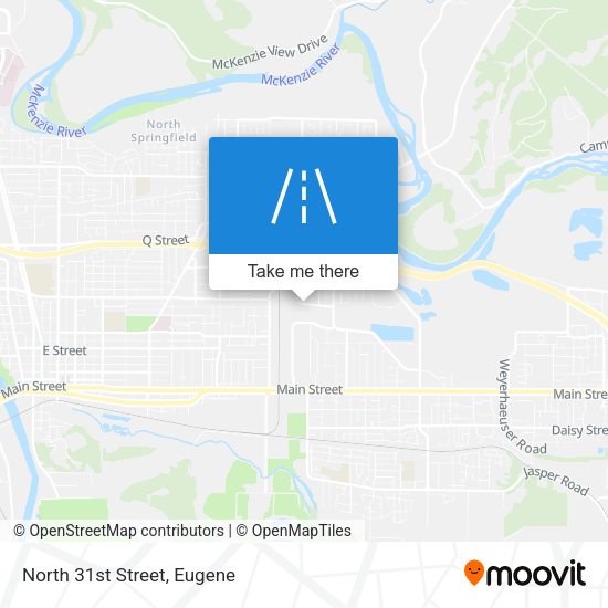 Mapa de North 31st Street