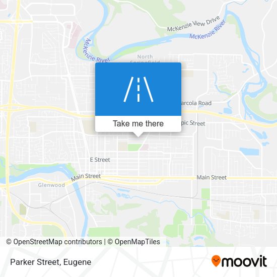 Mapa de Parker Street