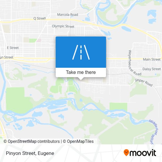 Mapa de Pinyon Street