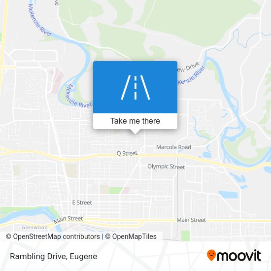 Mapa de Rambling Drive