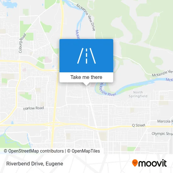 Riverbend Drive map
