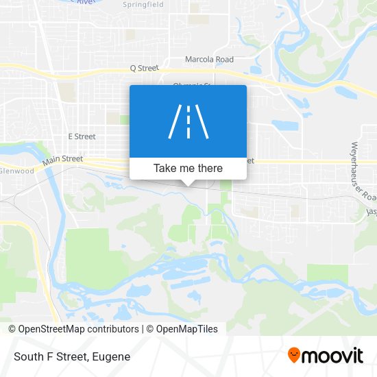 Mapa de South F Street