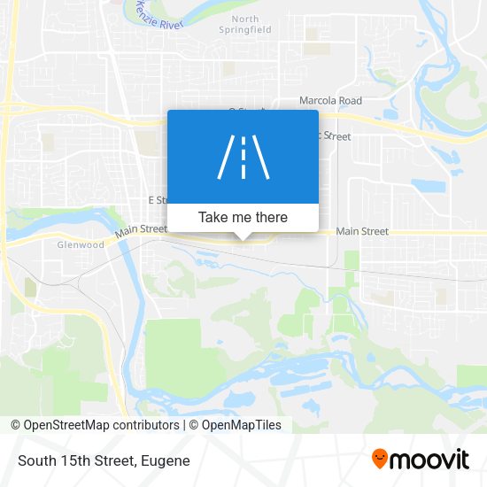 Mapa de South 15th Street