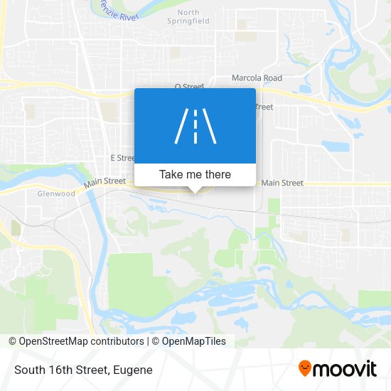 Mapa de South 16th Street