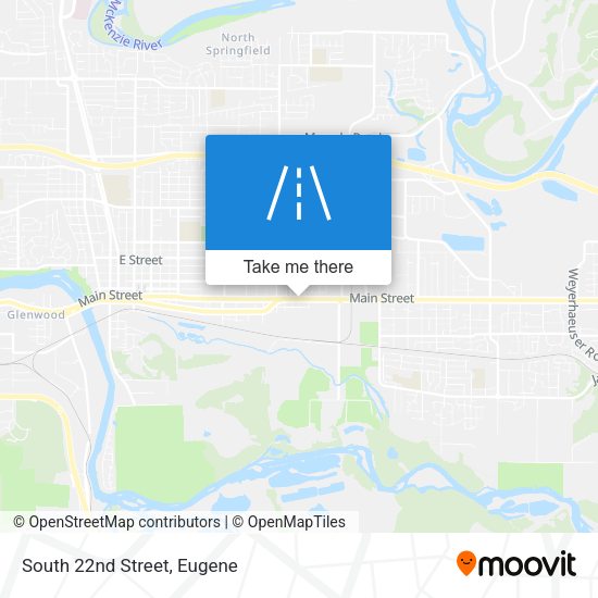 Mapa de South 22nd Street