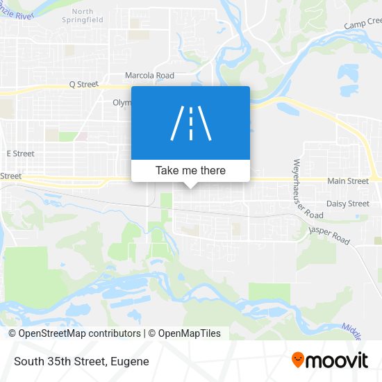 Mapa de South 35th Street