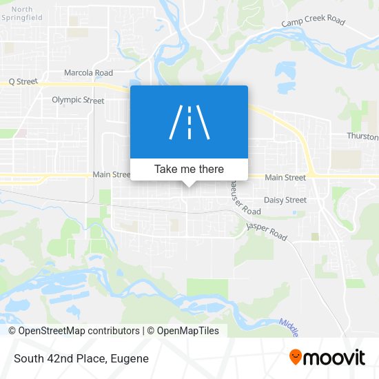 Mapa de South 42nd Place