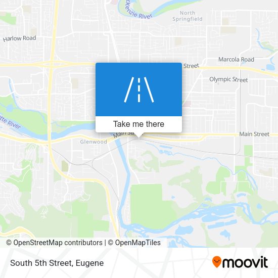 Mapa de South 5th Street