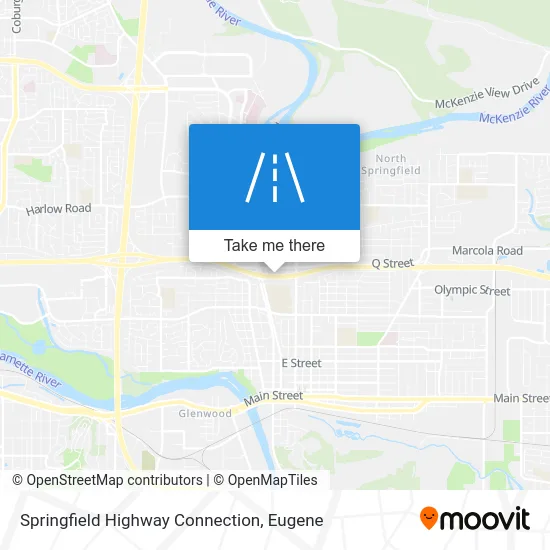Springfield Highway Connection map