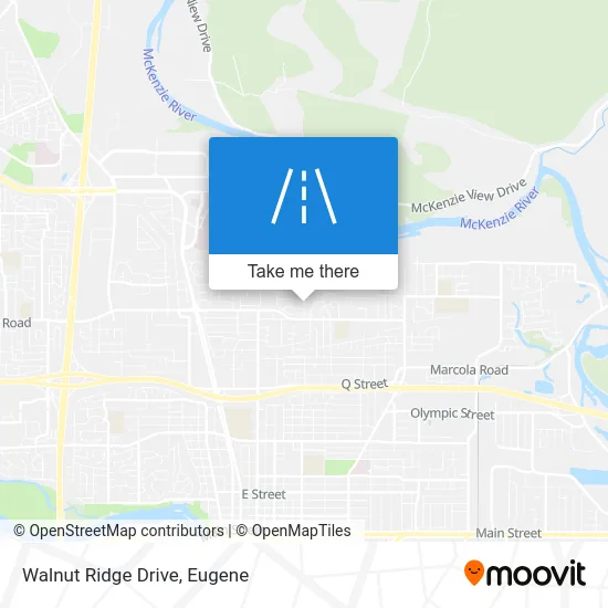 Walnut Ridge Drive map