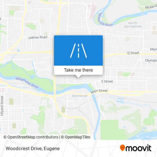 Woodcrest Drive map