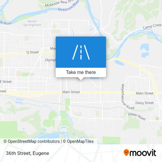 Mapa de 36th Street