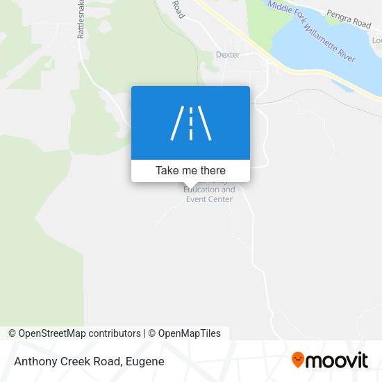 Mapa de Anthony Creek Road