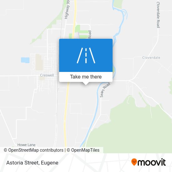 Mapa de Astoria Street