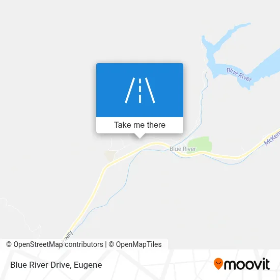 Blue River Drive map