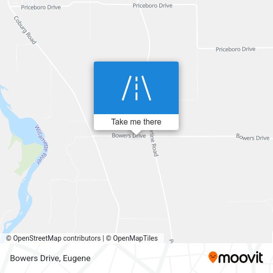 Mapa de Bowers Drive