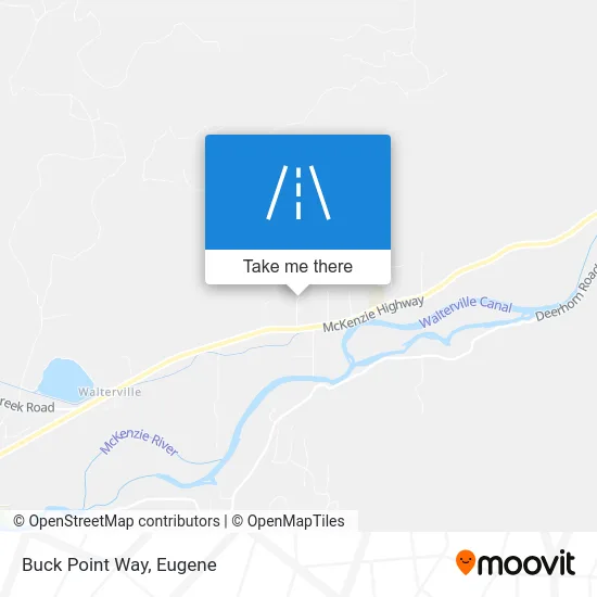 Buck Point Way map