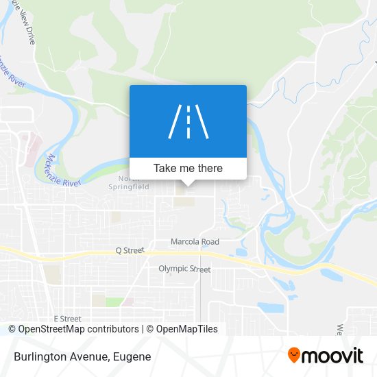Mapa de Burlington Avenue