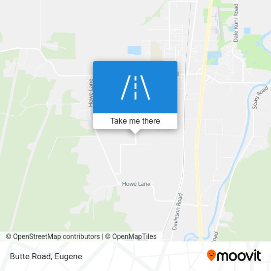 Mapa de Butte Road