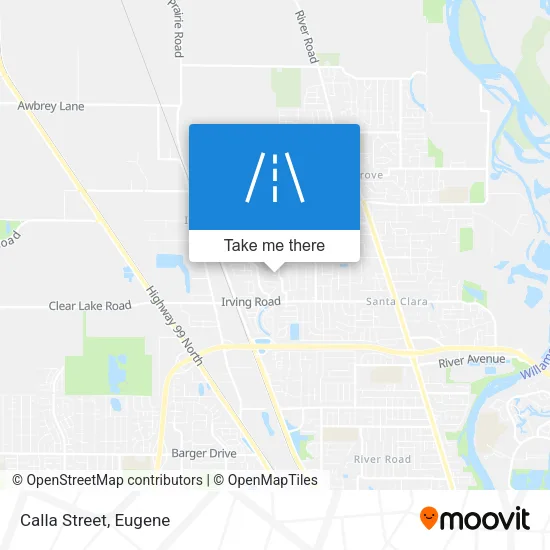 Mapa de Calla Street