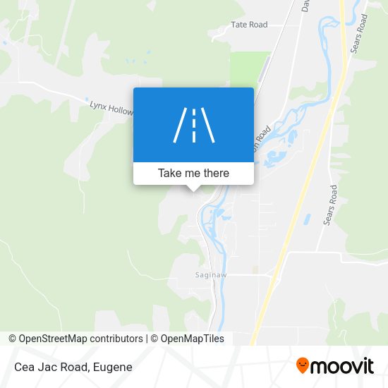 Mapa de Cea Jac Road