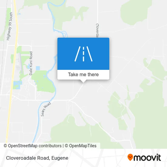 Cloveroadale Road map