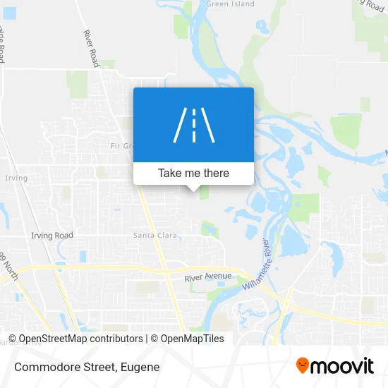 Commodore Street map