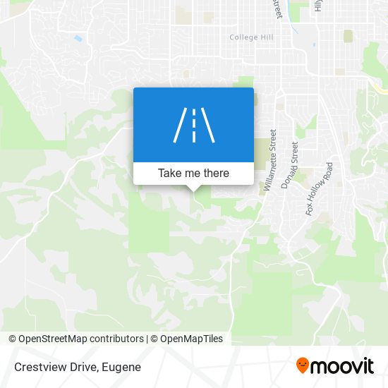 Crestview Drive map