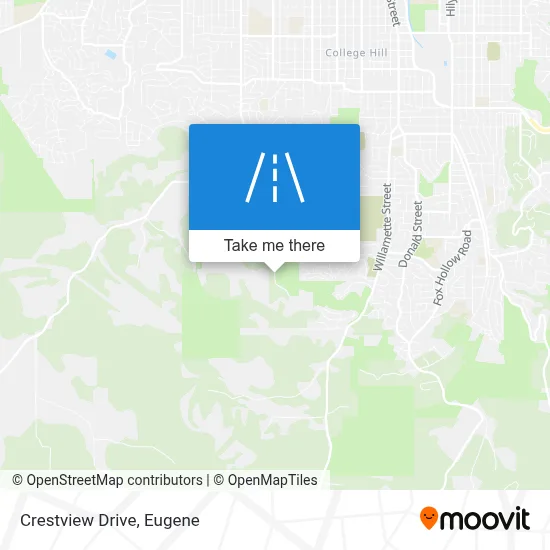 Crestview Drive map