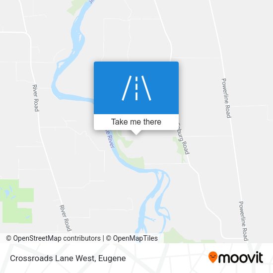 Crossroads Lane West map