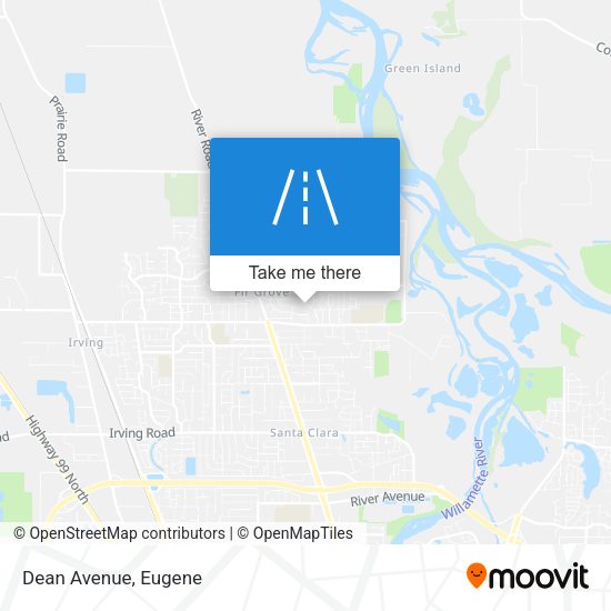 Mapa de Dean Avenue