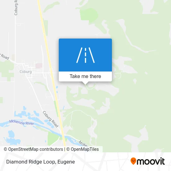 Diamond Ridge Loop map