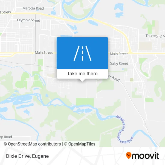 Dixie Drive map