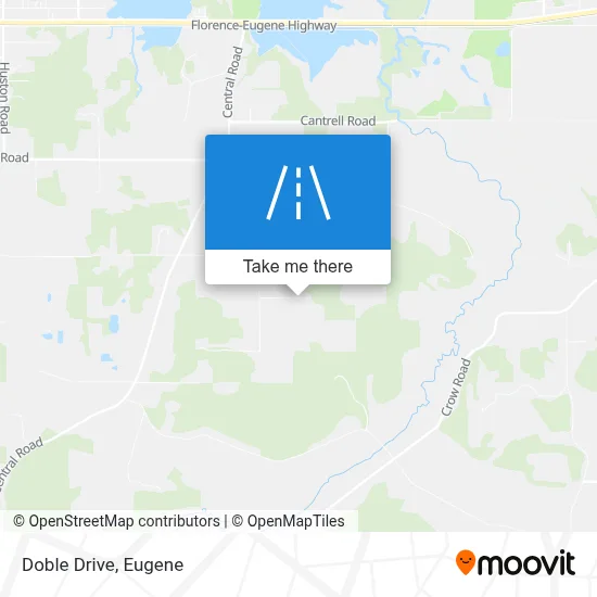 Doble Drive map