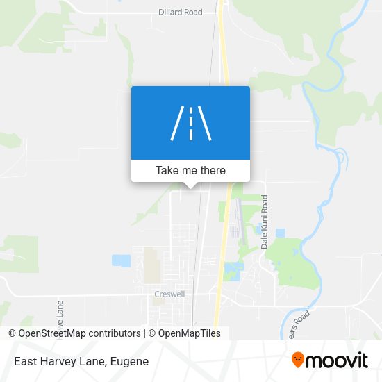 Mapa de East Harvey Lane