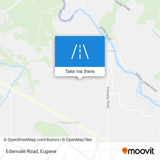 Edenvale Road map