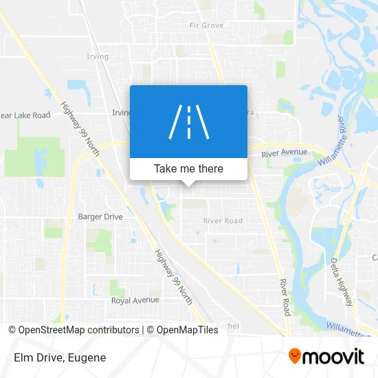 Elm Drive map