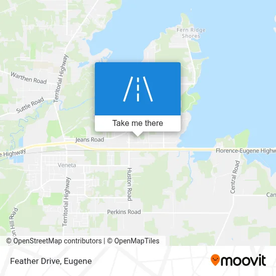 Feather Drive map